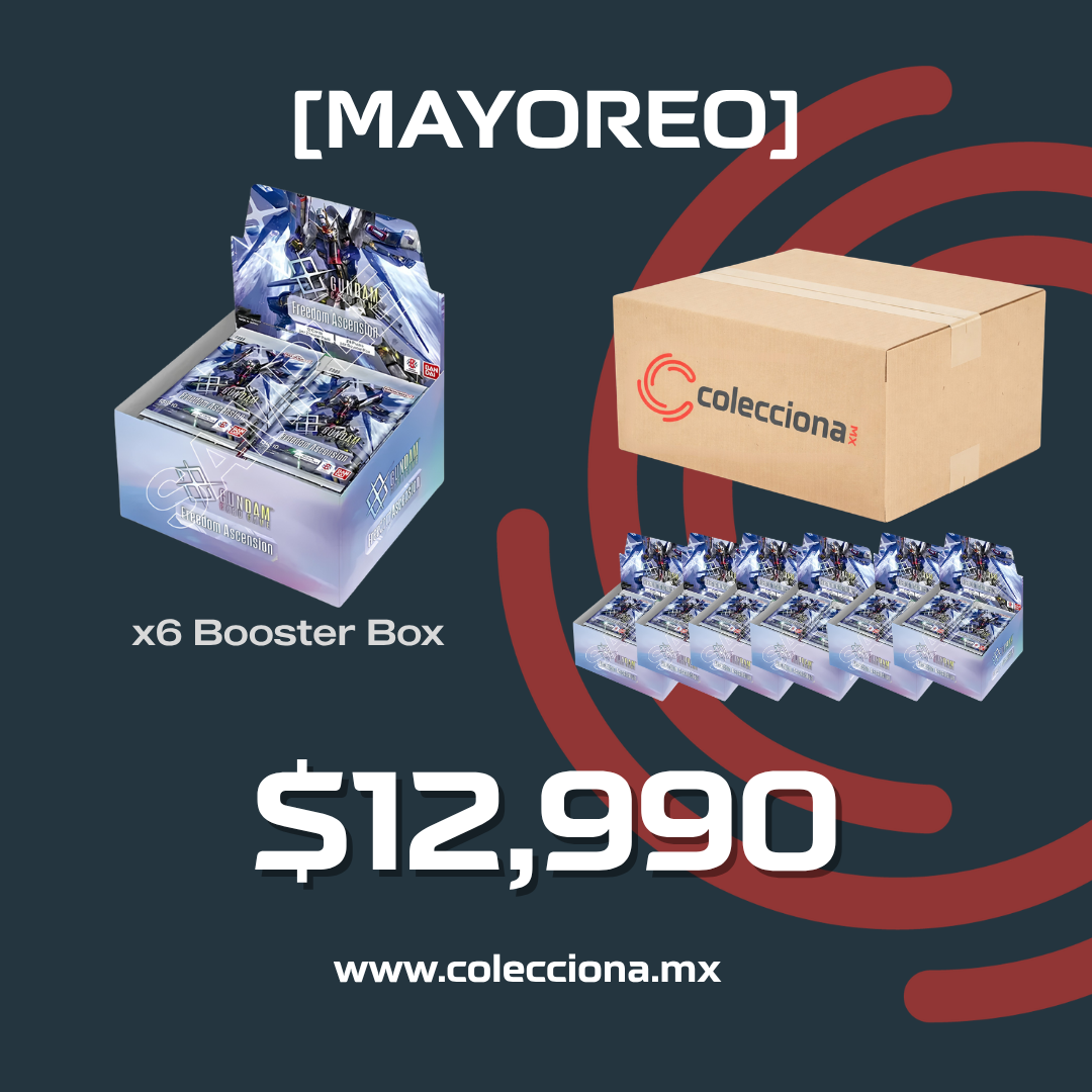 (MAYOREO - APARTADO) Gundam TCG - Freedom Ascension [GD05] - Booster Box (x6 BD) - Inglés (LEER DESCRIPCIÓN)