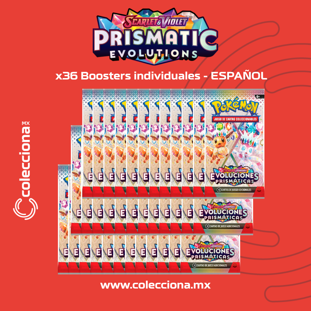Pokémon TCG - Prismatic Evolution - x36 boosters individuales - Español