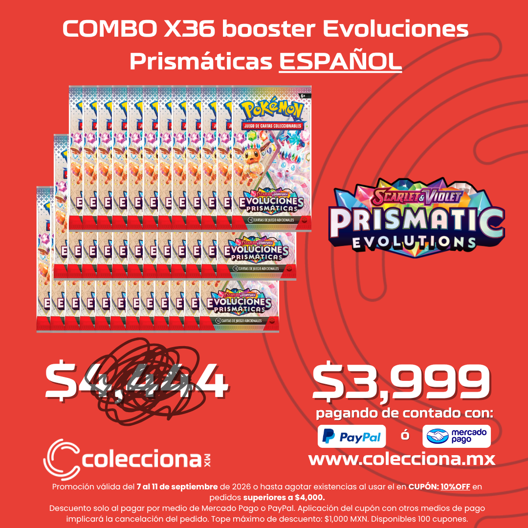 Pokémon TCG - Prismatic Evolution - x36 boosters individuales - Español