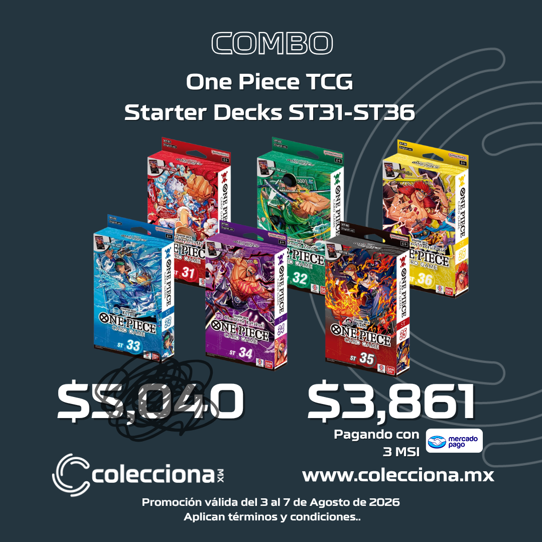 (PREVENTA) COMBO One Piece TCG - [ST31-ST36] - Starter Decks - Inglés - LEER DESCRIPCIÓN)