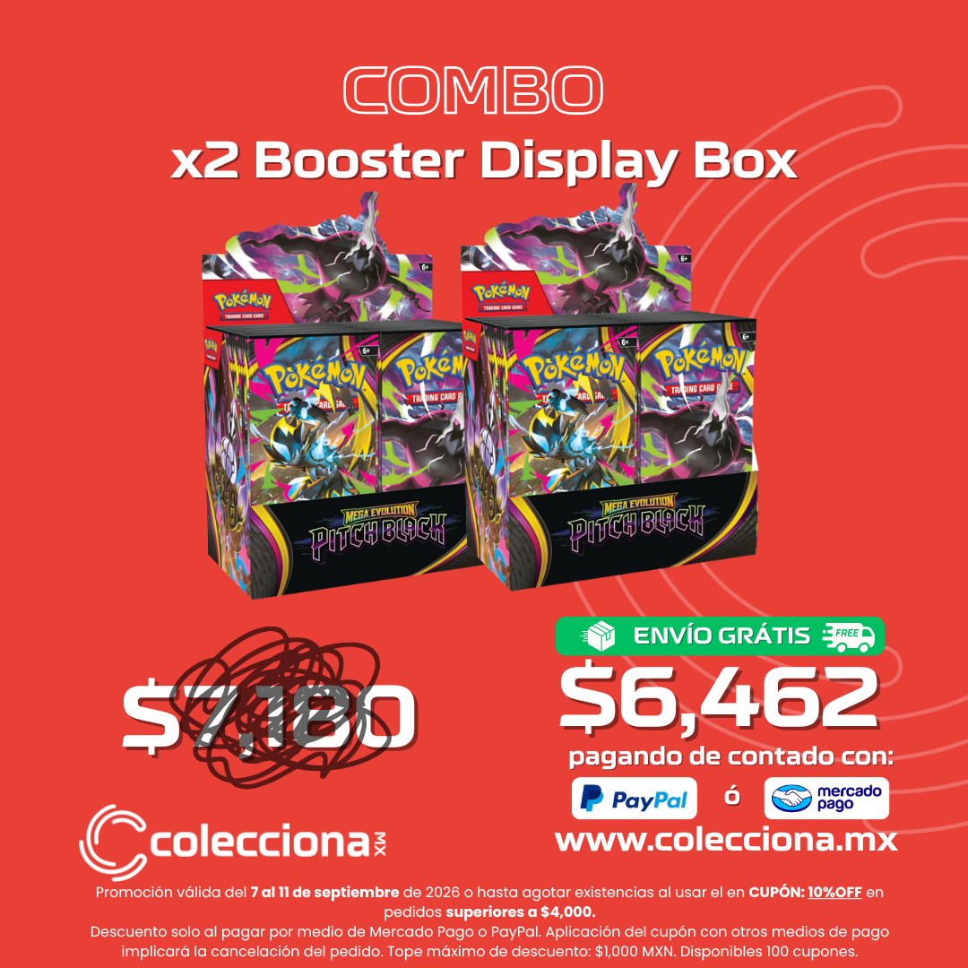 COMBO x2 Pitch Black - Booster Display - Inglés