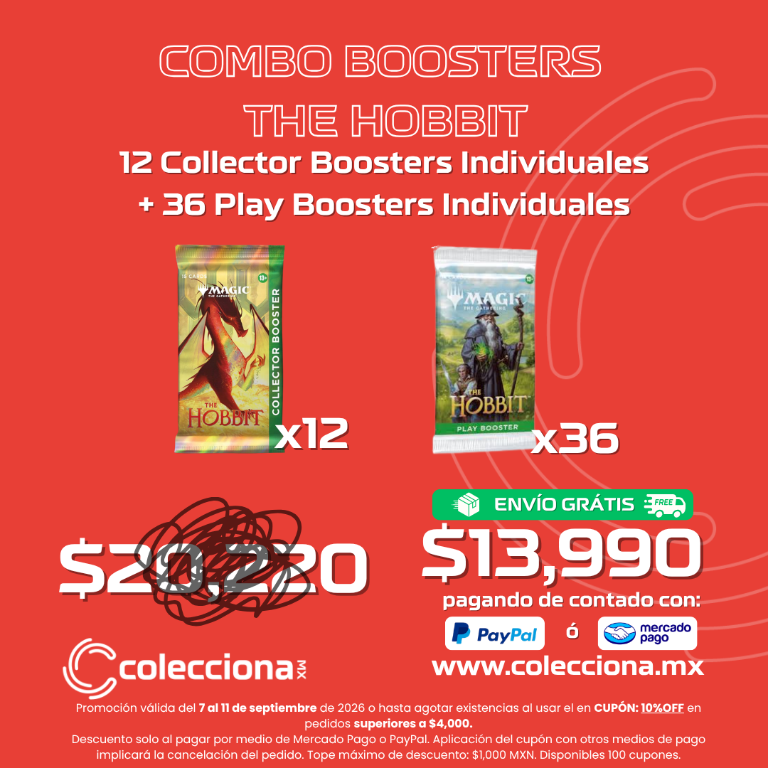COMBO - Magic: The Gathering - The Hobbit - 12 Collector boosters individuales + 36 Play boosters individuales