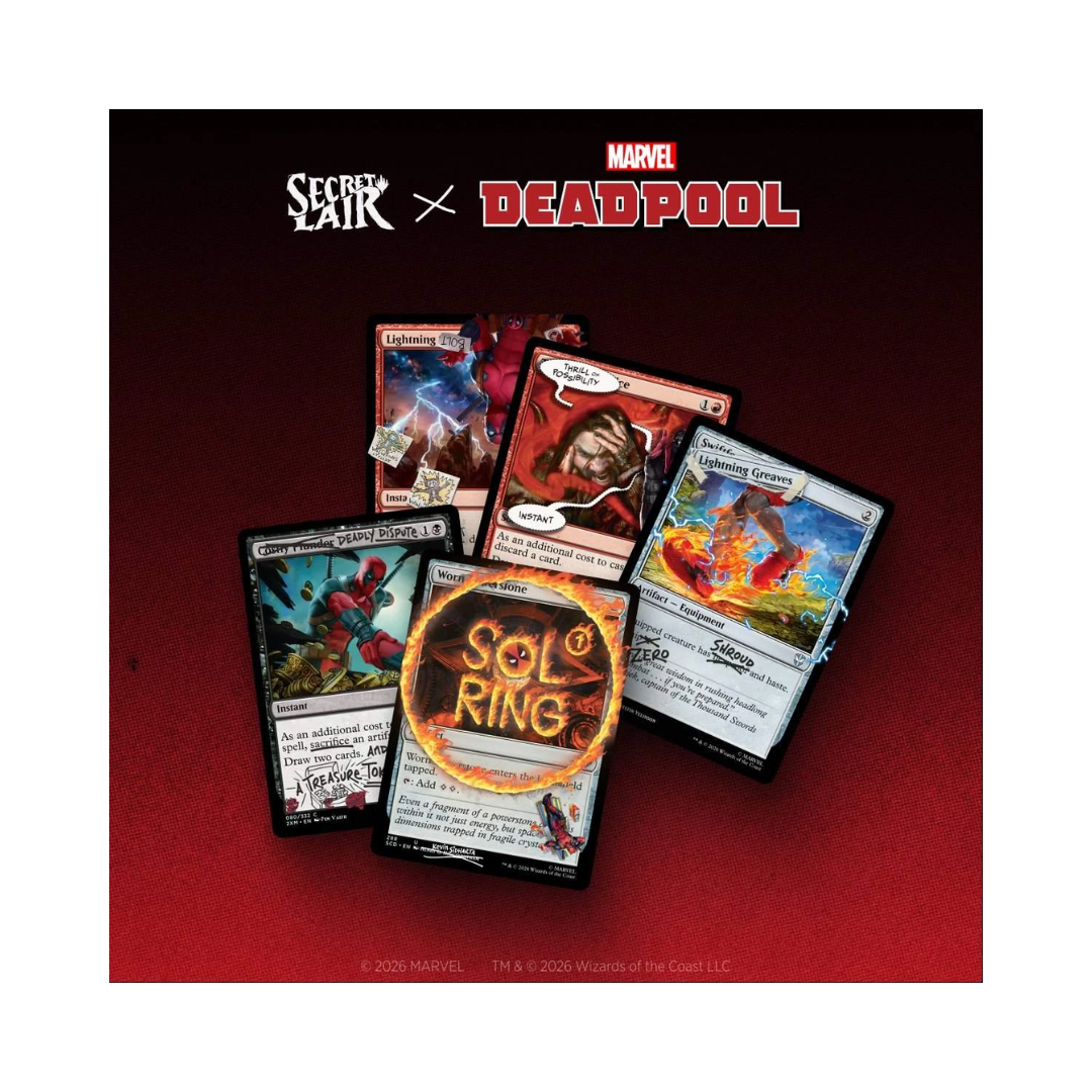 (PREVENTA) MTG Secret Lair - Marvel's Deadpool: I Fixed It (You're Welcome) (LEER DESCRIPCION)