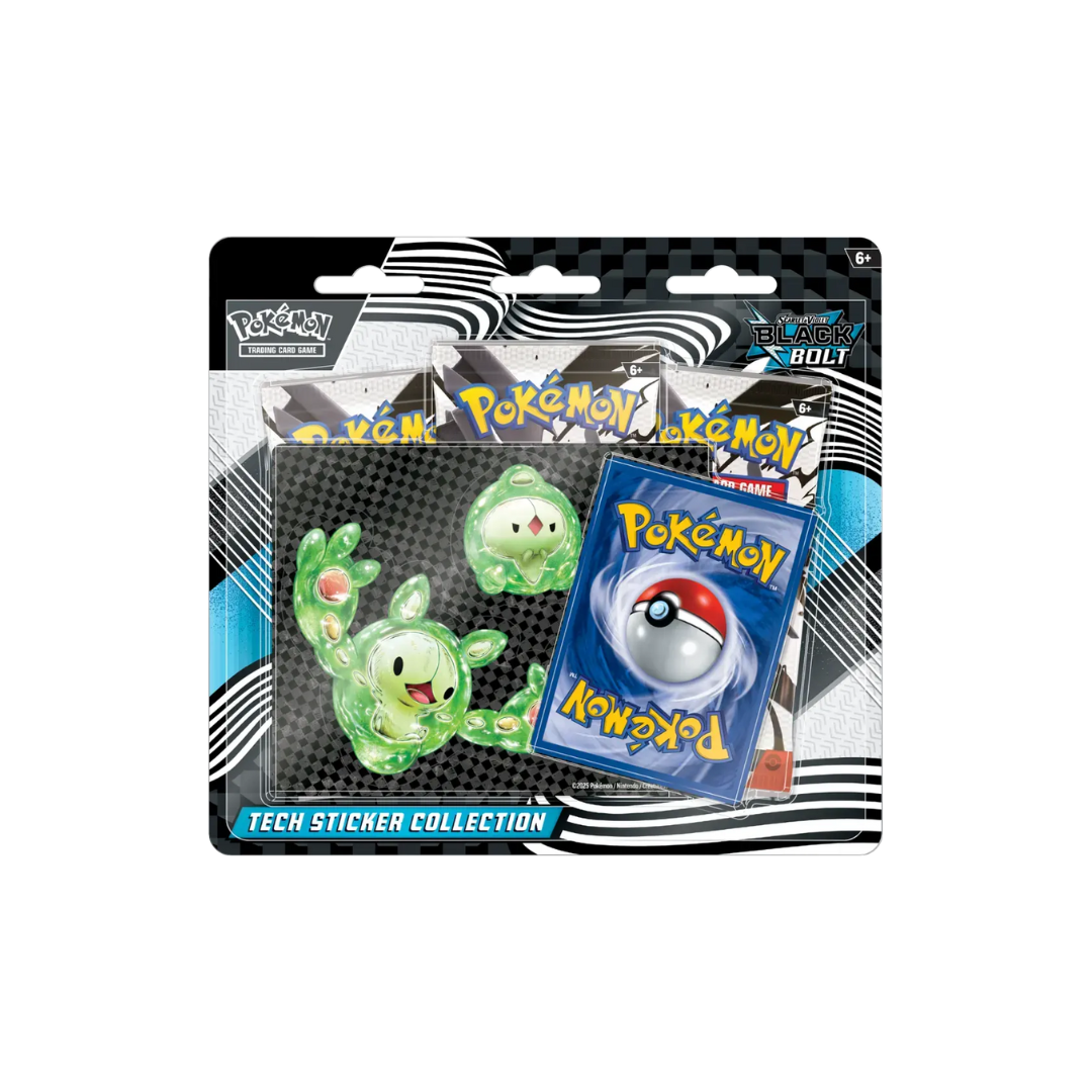 Pokémon Tcg: Unova Black Bolt - Tech Sticker - Ingles