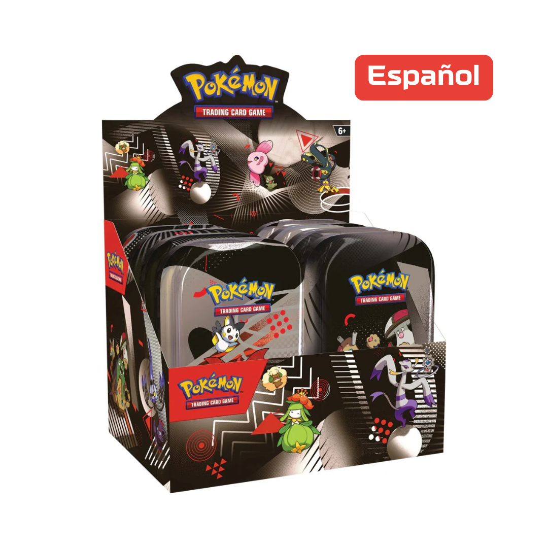 Pokémon TCG: Unova Black Bolt & White Flare - Mini tin Display - Español