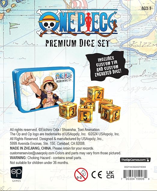 (PREVENTA) One Piece TCG: Official Dice And Dice Case - Ingles (APARTADO LEER DESCRIPCION)