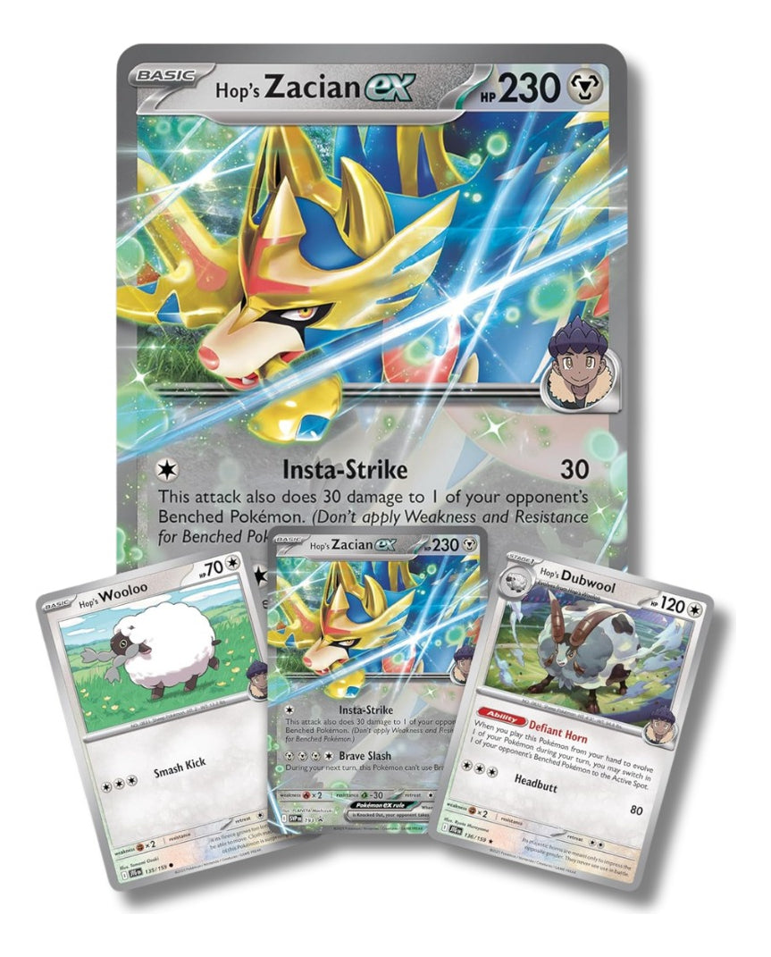 Pokemon Tcg: Hop's Zacian Ex Box - Inglés