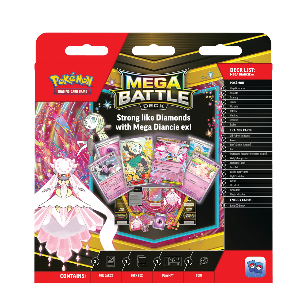 Pokémon TCG - Battle Deck - Mega Diancie EX - Español