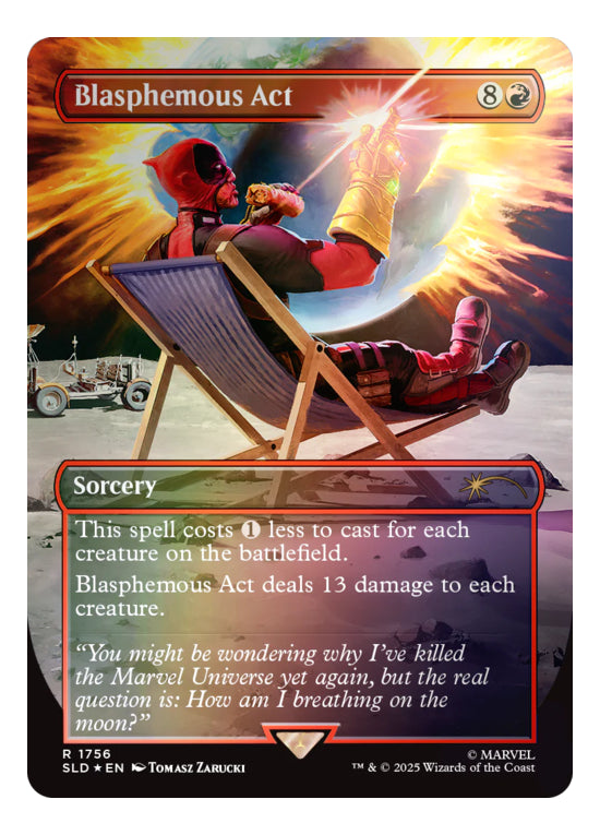 Mtg: Secret Lair - Marvel - Deadpool [foil] - Inglés