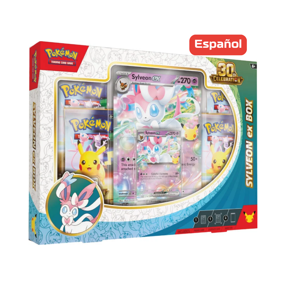 Pokémon TCG - 30th Celebration - Sylveon ex Box - Español