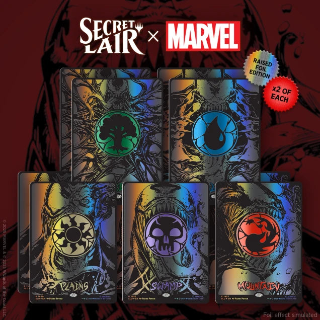 MTG Secret Lair x Spider-Man: Mana Symbiote [Raised Foil]
