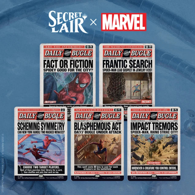 MTG Secret Lair x Spider-Man: Daily Bugle Breaking News