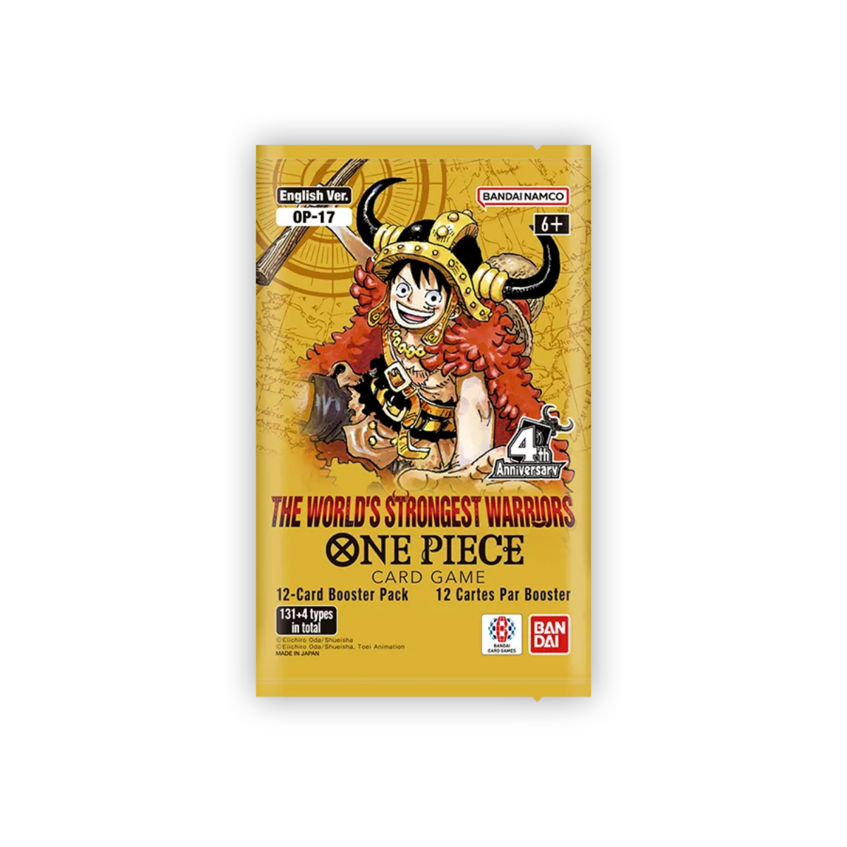 One Piece TCG - The World's Strongest Warriors - [OP-17] - Booster individual