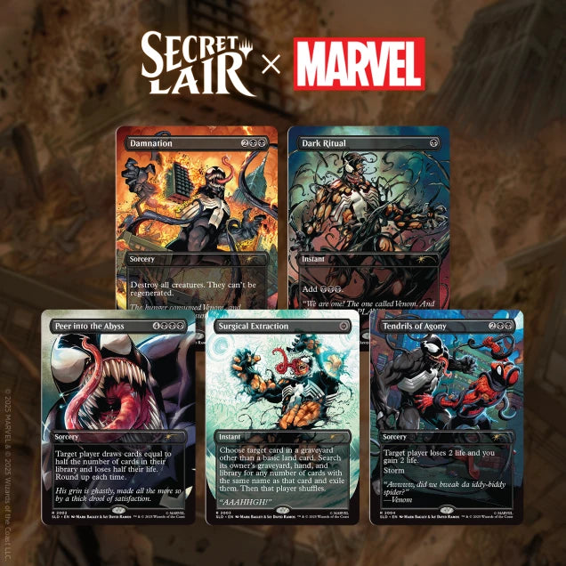 MTG Secret Lair x Spider-Man: Venom Unleashed (Colors)