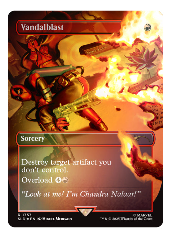 Mtg: Secret Lair - Marvel - Deadpool [foil] - Inglés