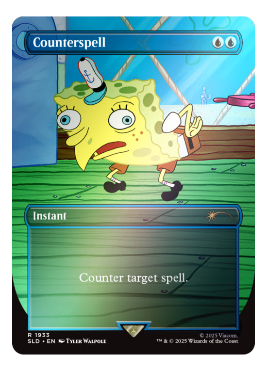 Mtg: Secret Lair - Bob Esponja - Internet Sensation [foil] - Inglés