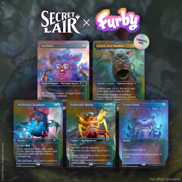 (VENTA ANTICIPADA) MTG Secret Lair x Furby: The Oddbodies [Confetti Foil] (LEER DESCRIPCION)