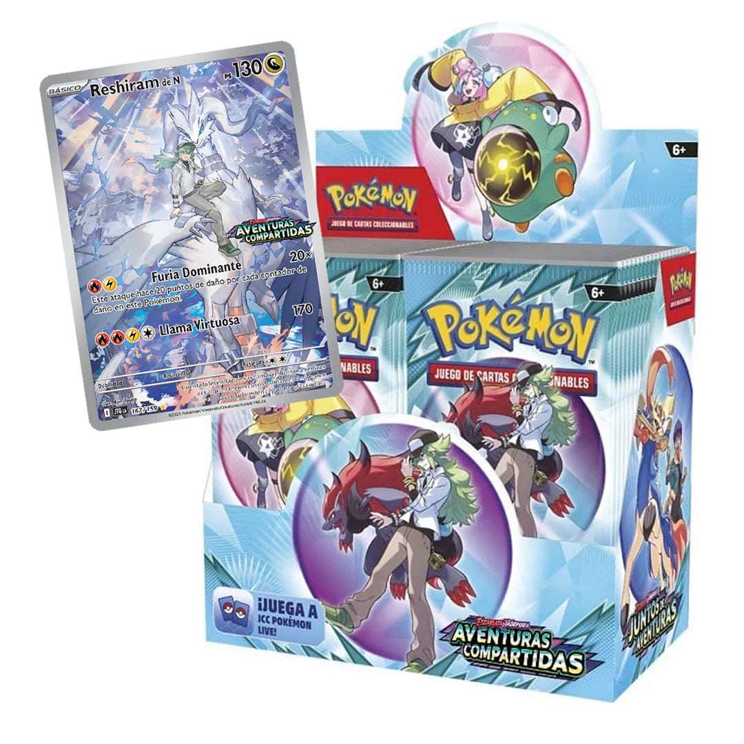 Pokemon TCG: Enhanced Booster Display Box (Carta Promo) - Journey Together - Español