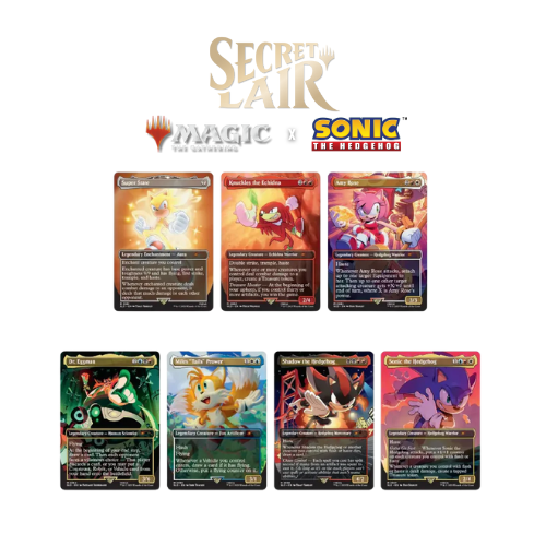 (VENTA ANTICIPADA) Magic The Gathering: Secret Lair x Sonic - Friends & Foes - Ingles (APARTADO - LEER DESCRIPCION)