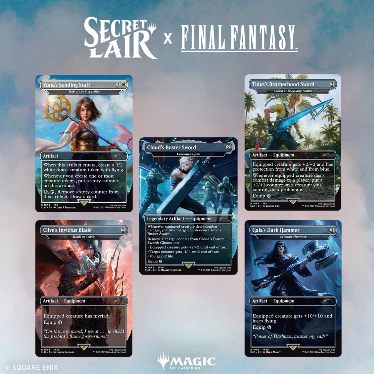 MTG: Final Fantasy - Secret Lair - Weapons
