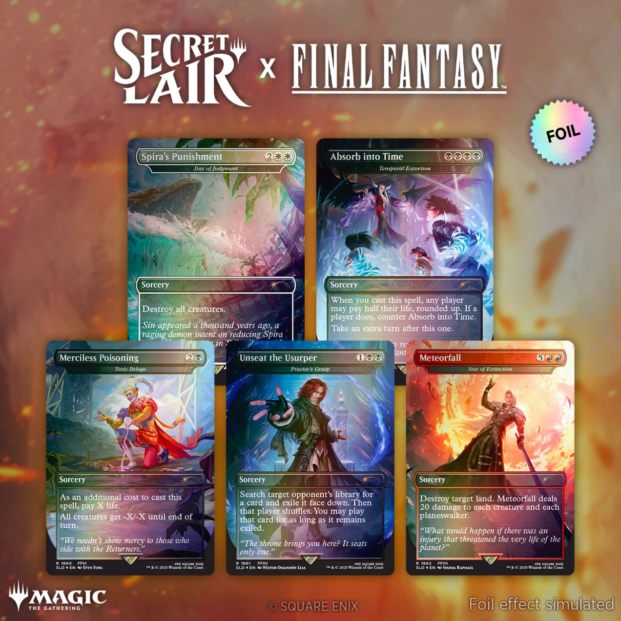 MTG: Final Fantasy - Secret Lair - Game Over Foil