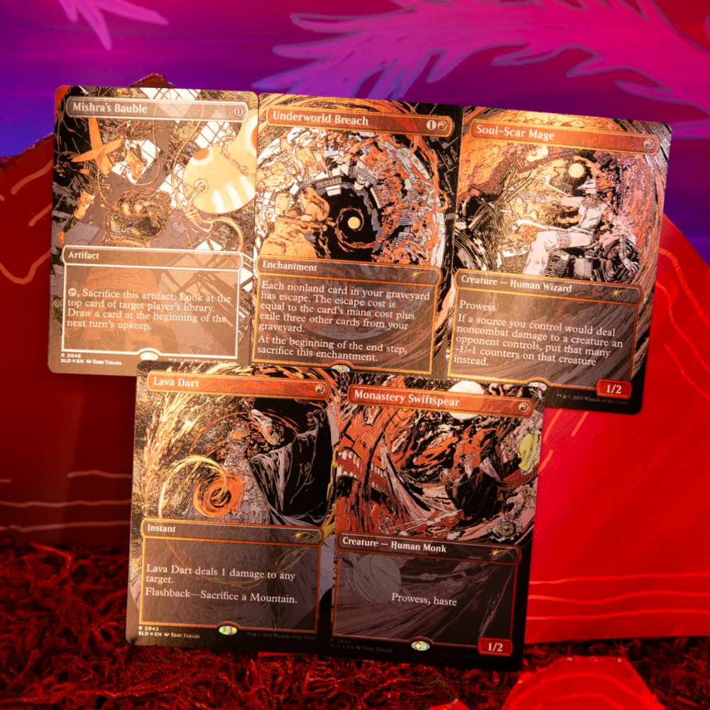 MTG Secret Lair vroooOOOMMMMMM! Raised Foil magic tcg