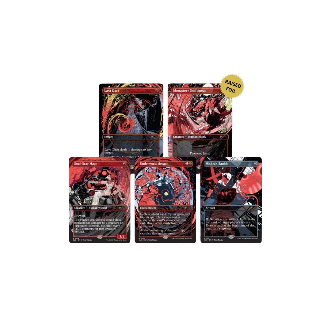 MTG Secret Lair vroooOOOMMMMMM! Raised Foil magic tcg