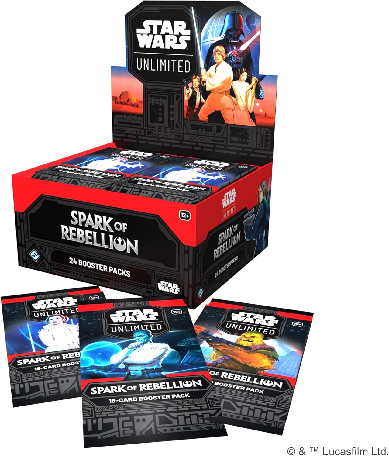 Star Wars Unlimited - Spark of Rebellion - Booster Display c/24 pack