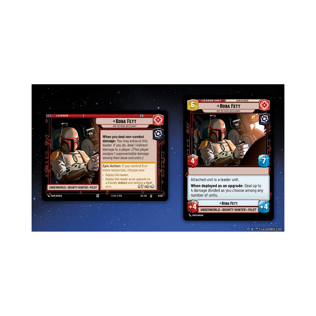 Star Wars Unlimited - Deck Spotlight Individual Boba Fett - Inglés