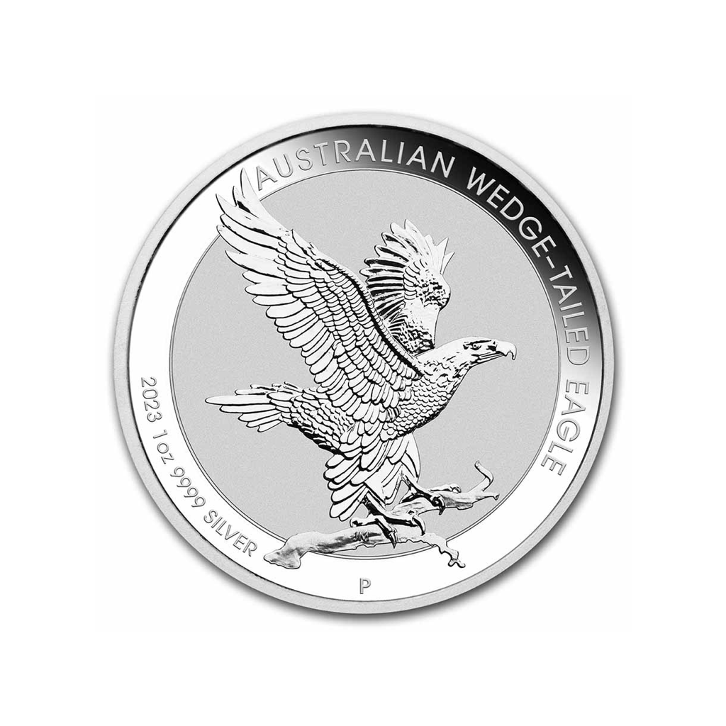 Silver Wedge Tailed Eagle - Aguila - 2023 - Australia - Moneda de Plata