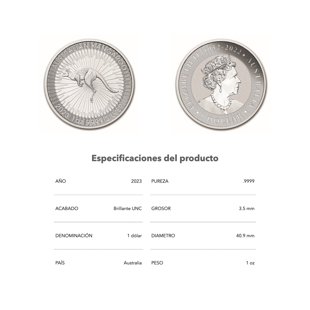 Canguro - 2023 - Australia - Moneda de Plata