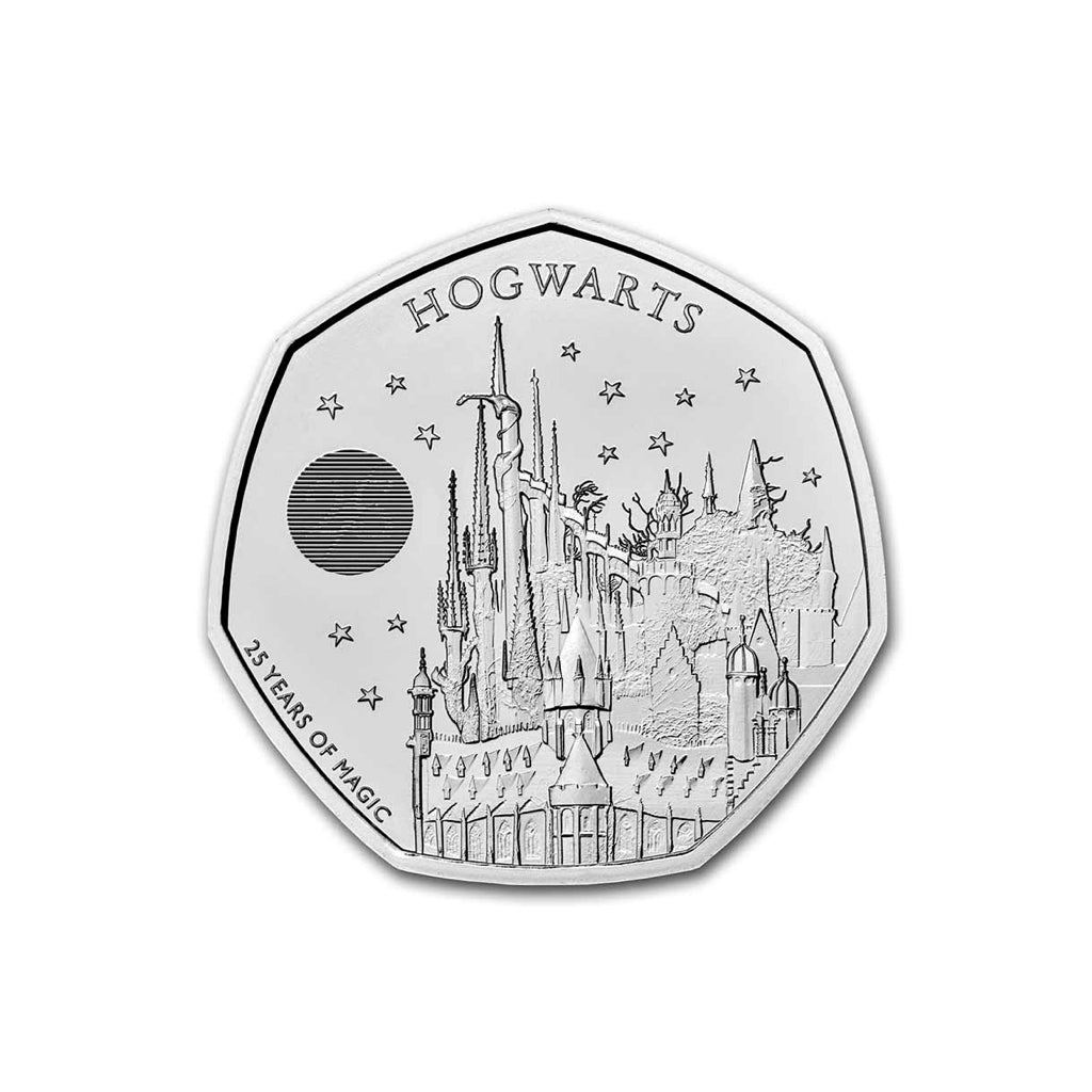 Castillo Hogwarts 50p (25 aniversario) 2023 - Moneda conmemorativa