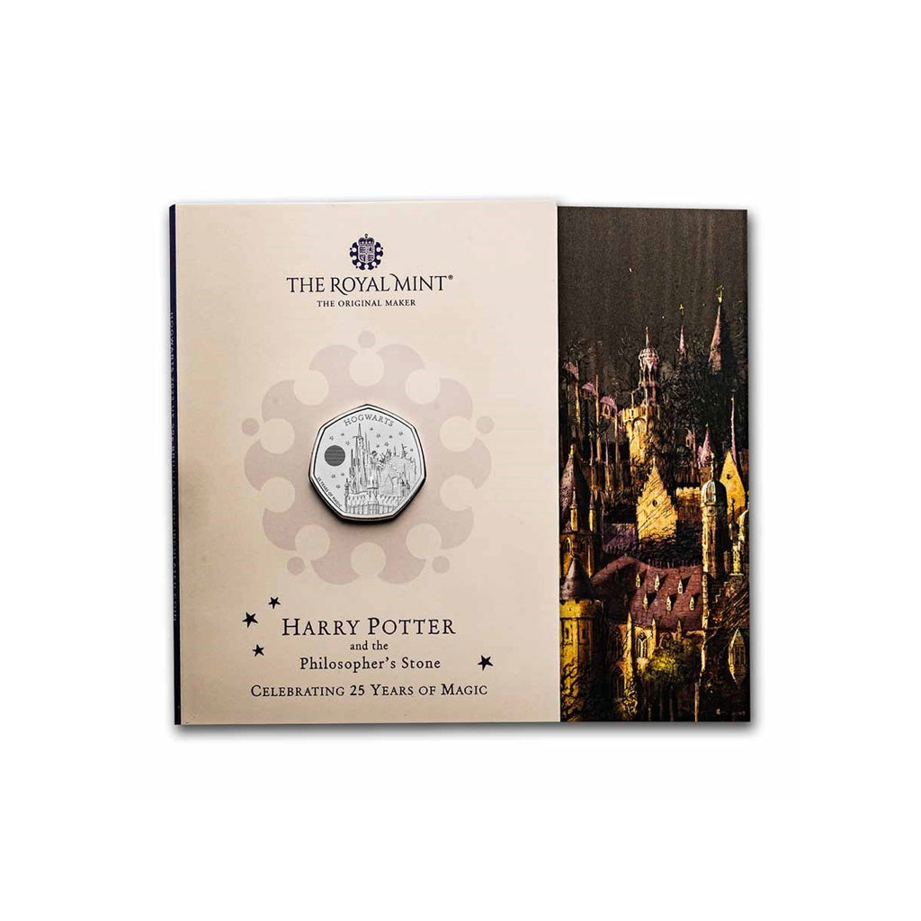 Castillo Hogwarts 50p (25 aniversario) 2023 - Moneda conmemorativa