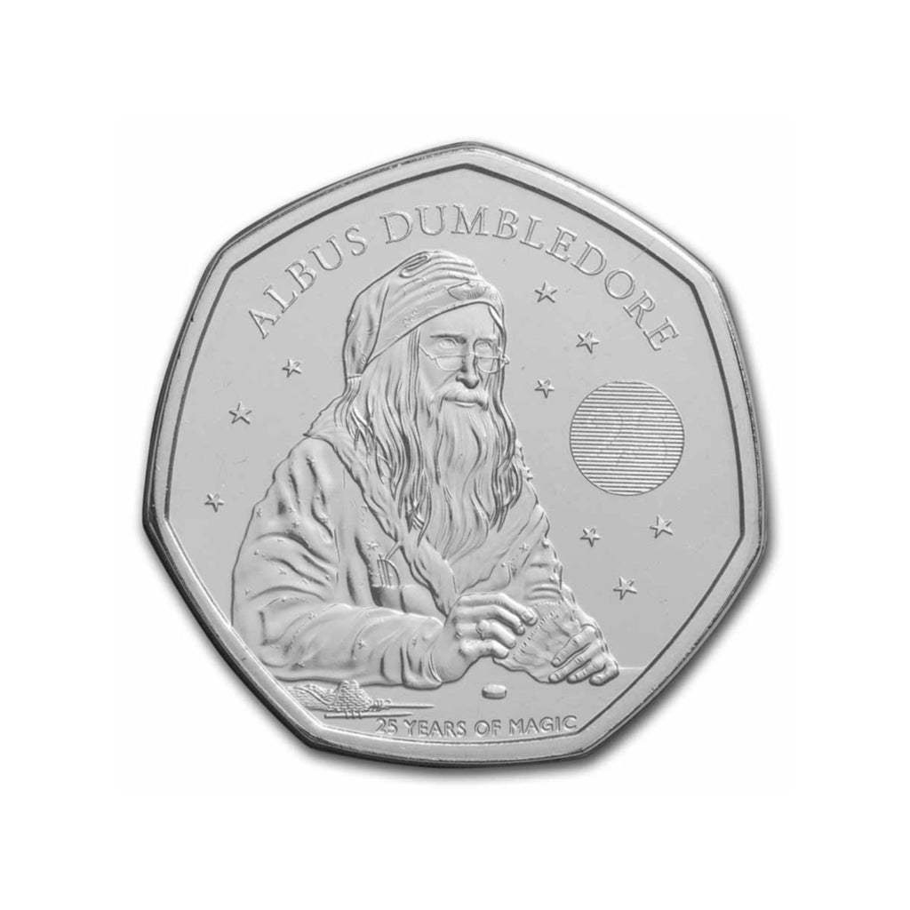 Dumbledore 50p (25 aniversario) 2023 - Moneda conmemorativa