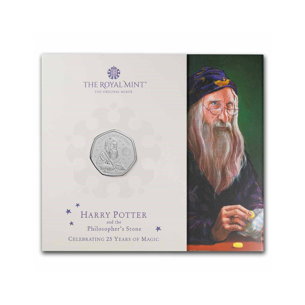 Dumbledore 50p (25 aniversario) 2023 - Moneda conmemorativa