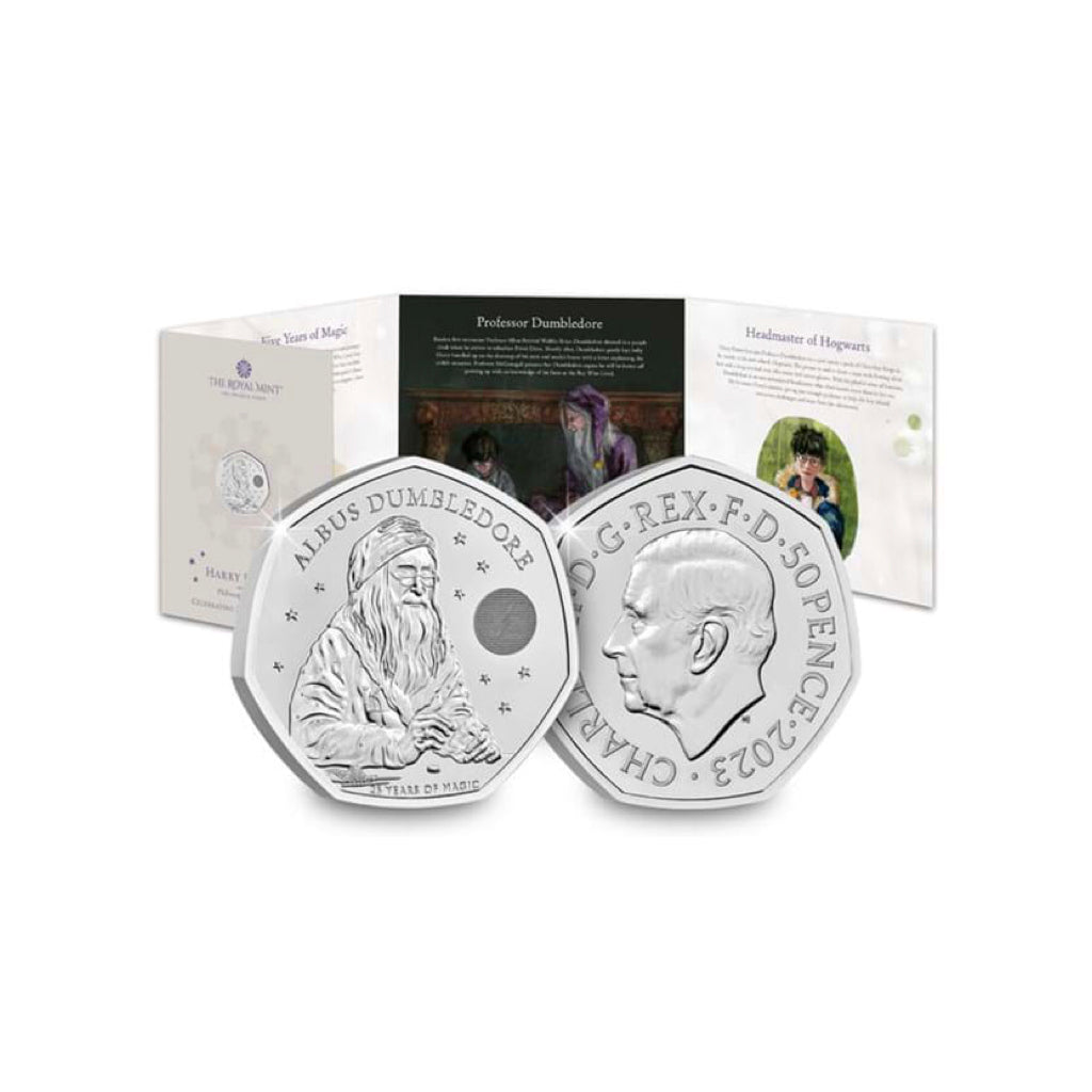 Dumbledore 50p (25 aniversario) 2023 - Moneda conmemorativa