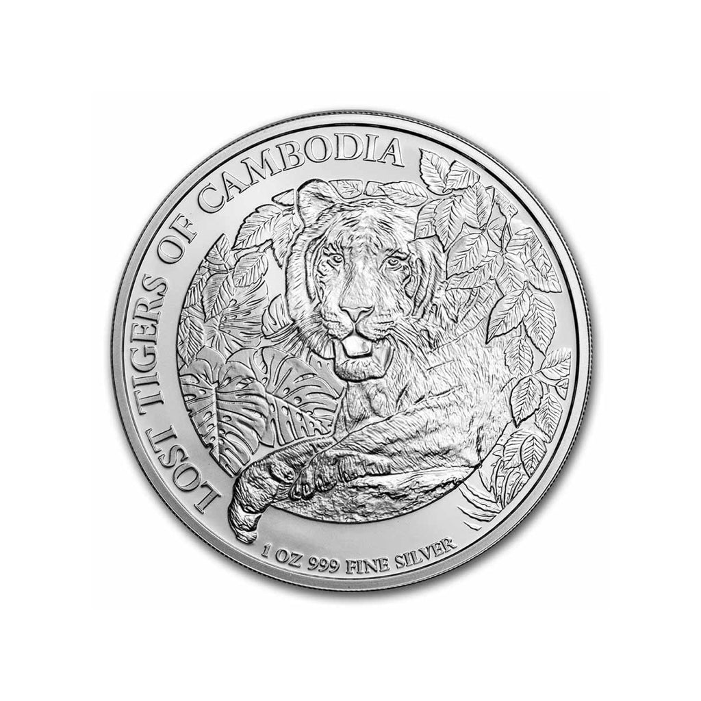 Tigres perdidos - 2023 - Camboya - Moneda de Plata