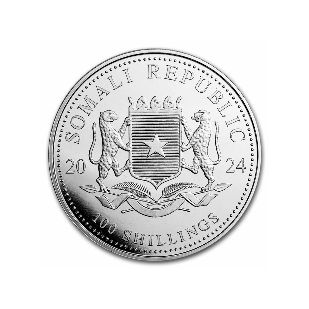 Elefante - 2024 - Rep. de Somalia - Moneda de Plata