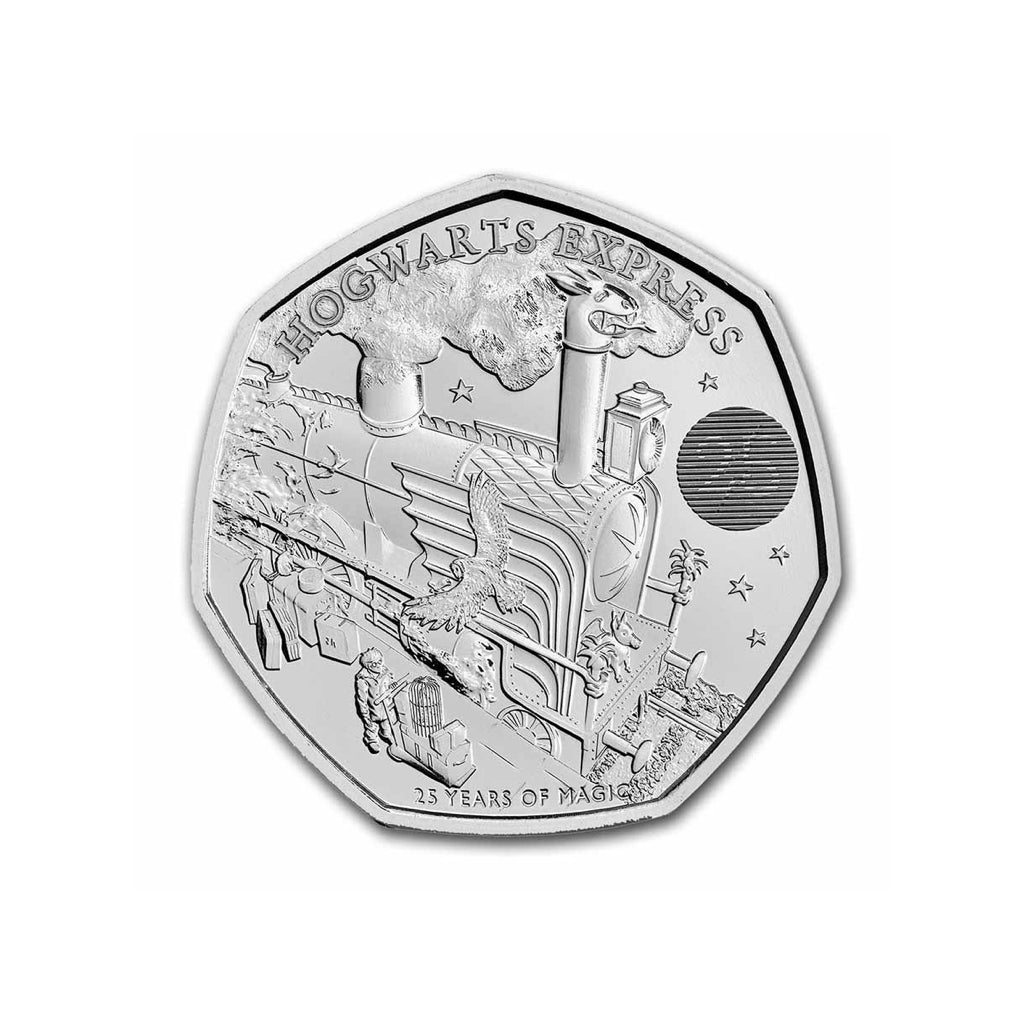 Hogwarts Express 50p 25 aniversario 2022 - Moneda conmemorativa