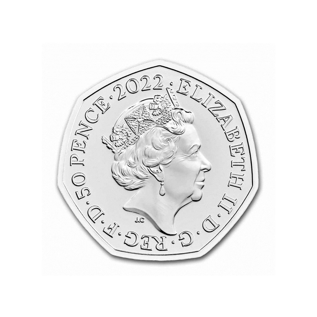 Hogwarts Express 50p 25 aniversario 2022 - Moneda conmemorativa