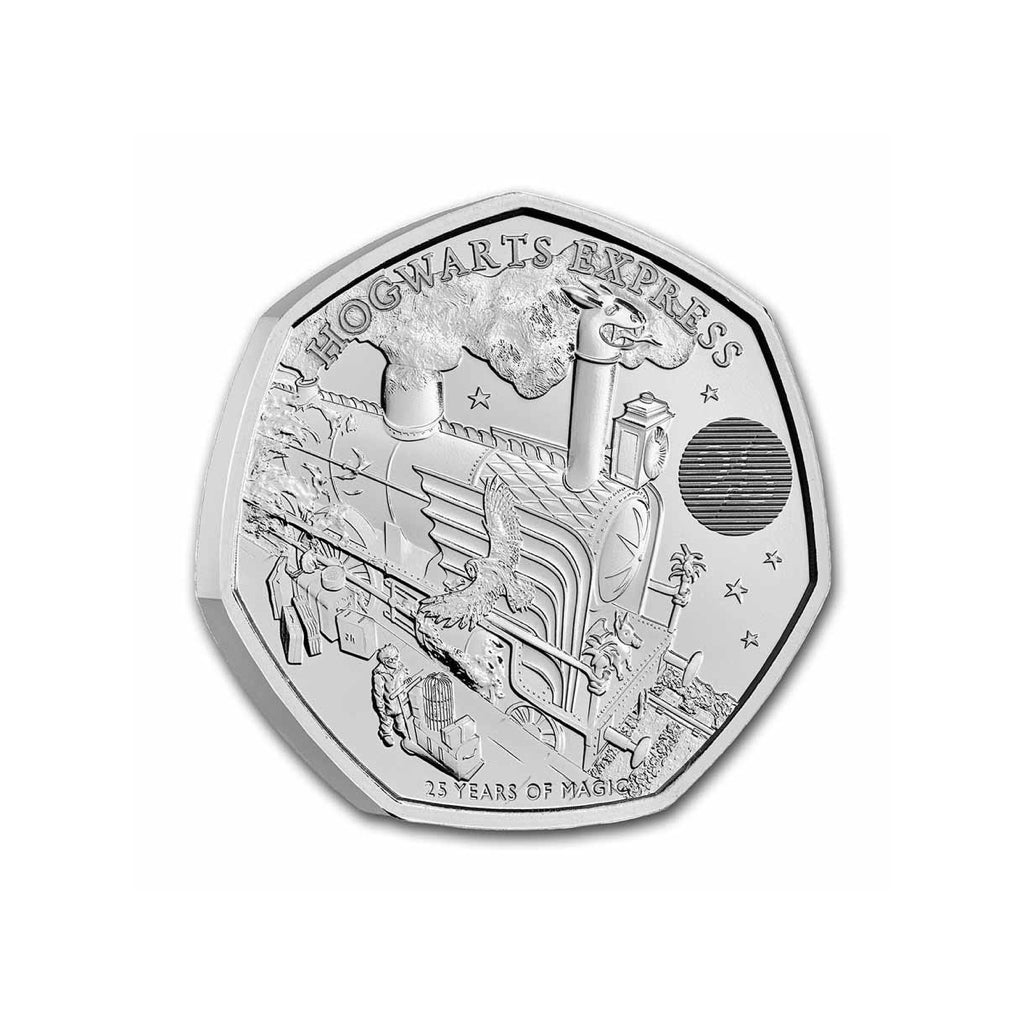 Hogwarts Express 50p 25 aniversario 2022 - Moneda conmemorativa