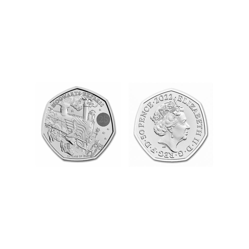 Hogwarts Express 50p 25 aniversario 2022 - Moneda conmemorativa