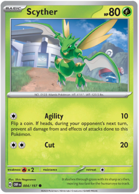 004/197 Scyther (Reverse Holo)