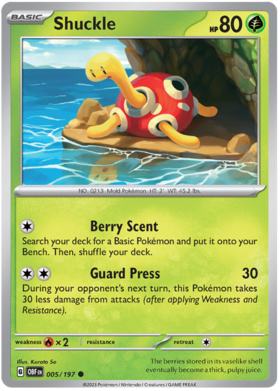 005/197 Shuckle (Reverse Holo)