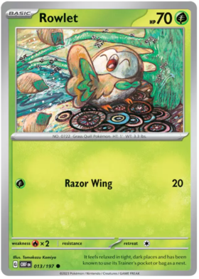 013/197 Rowlet (Reverse Holo)