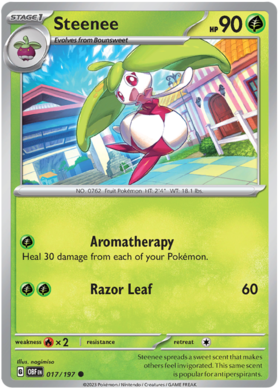 017/197 Steenee (Reverse Holo)