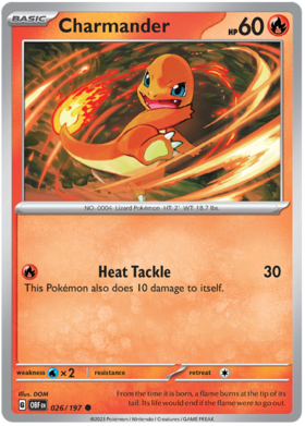 026/197 Charmander (Reverse Holo)