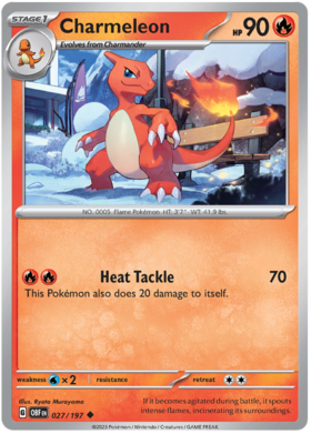 027/197 Charmeleon (Reverse Holo)