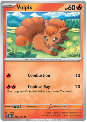 028/197 Vulpix (Reverse Holo)