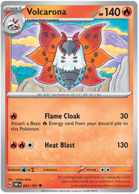 041/197 Volcarona (Reverse Holo)